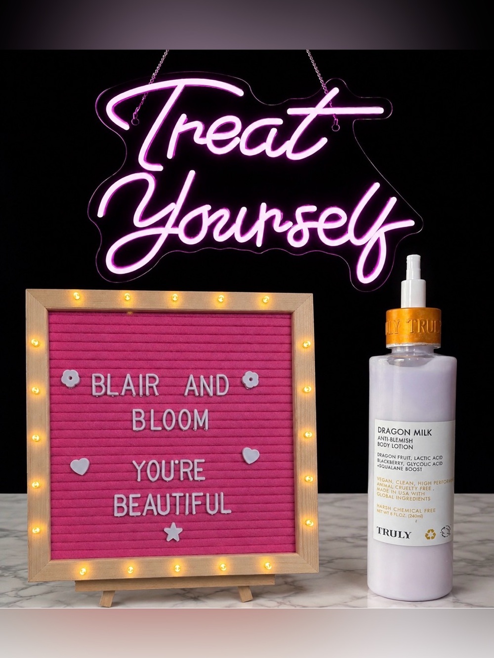 Truly Beauty DISCONTINUED Dragon Milk Anti-Blemish Body Lotion - * lid for pump* - Picture 1 of 2